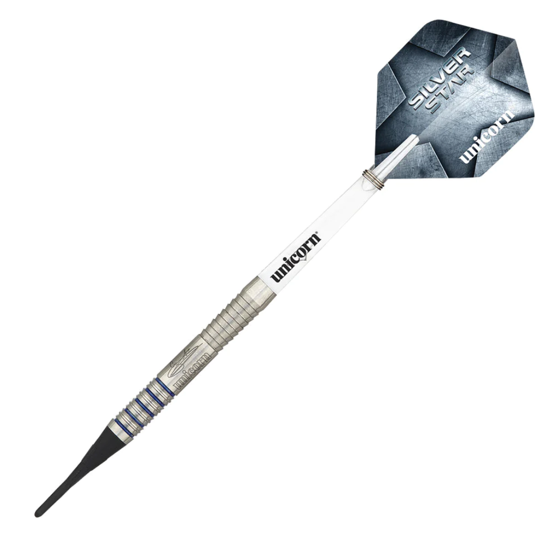 Unicorn Silver Star Gary Anderson Phase 1 Soft Tip Darts