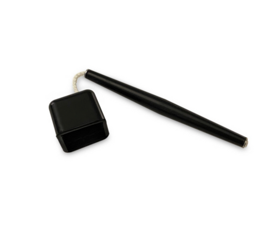 KODA Square Pocket Chalker w/ Round Stick and metal Eight Ball