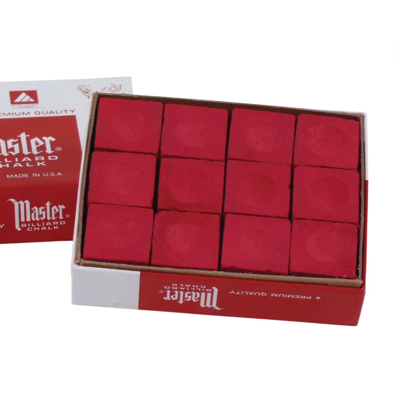 Master Billiard Chalk, Box of 12