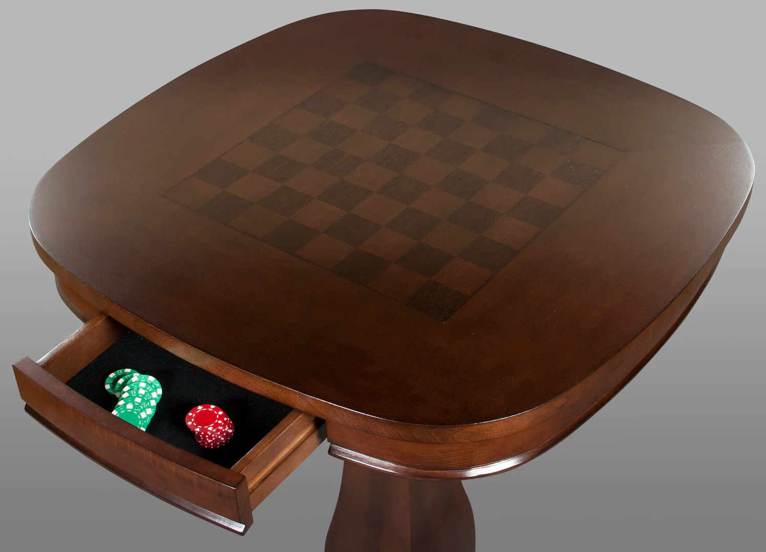 Signature Pub Table with Chess Inlay - view 2