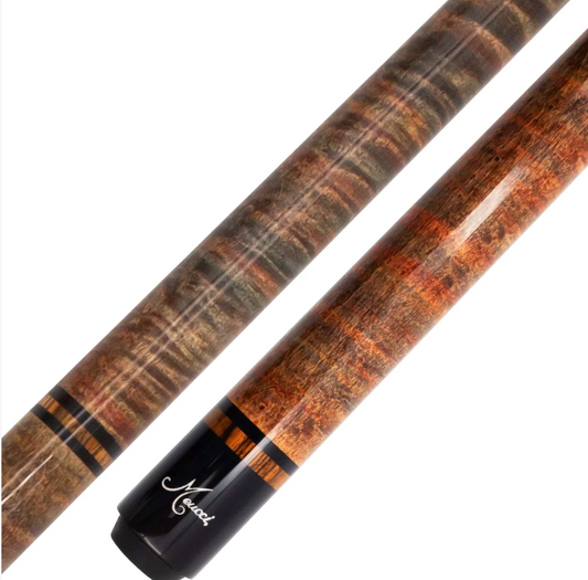 All Natural Wood with Rainbow Stain Meucci Cue