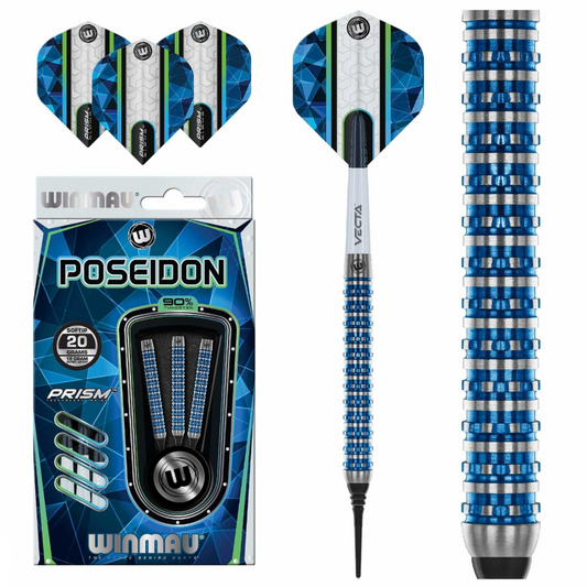 Poseidon 90% Tungsten Soft Tip Darts