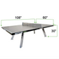 Eden Outdoor Ping Pong Table