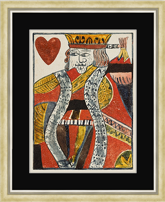 Vintage Cards VIII King of Hearts
