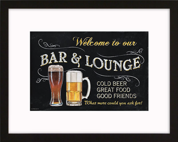 Welcome to Our Bar Art