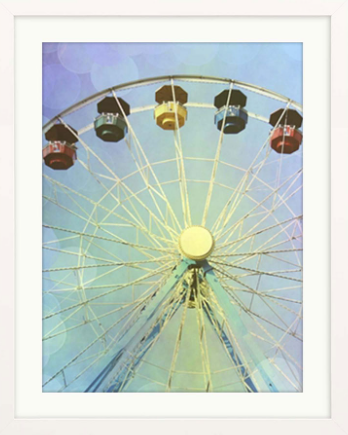 Rainbow Ferris Wheel Art