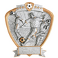 Male Soccer Player Resin Shield