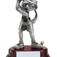 Comic Female Golfer Resin Trophy