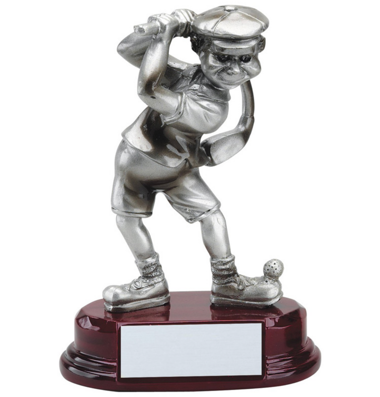 Comic Male Golfer 5.25" Resin Trophy