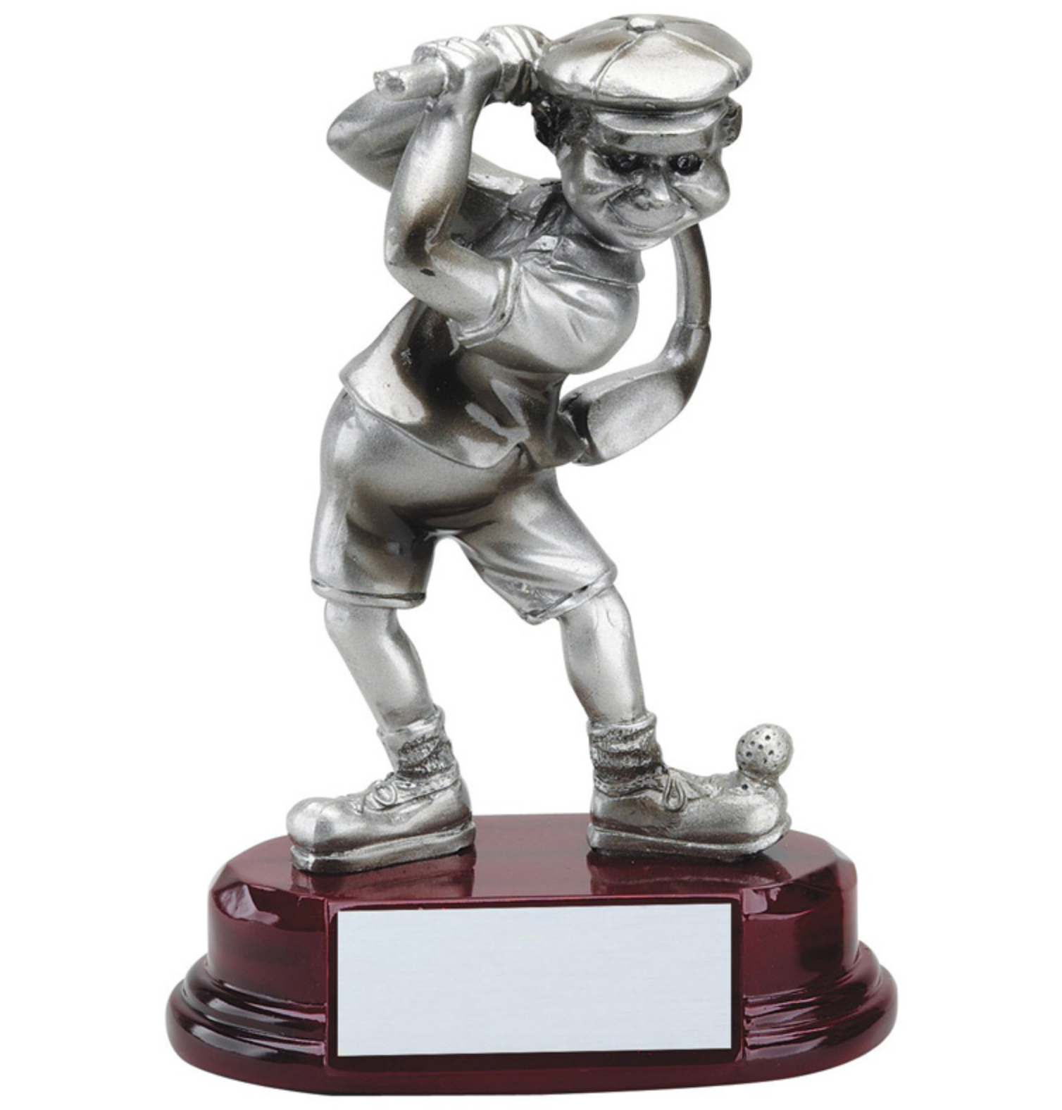 Comic Male Golfer 5.25" Resin Trophy - view 5