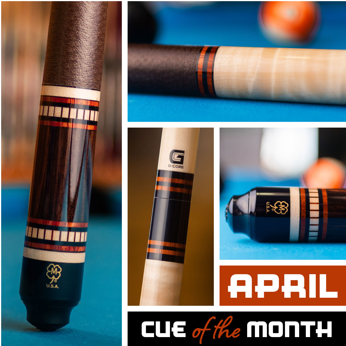 McDermott APRIL 2024 Cue Of The Month