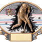 Hockey in Motion Oval Resin Trophy