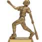 Gold Female Softball Resin Trophy