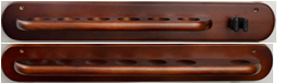 6 Cue Wall Rack Deluxe