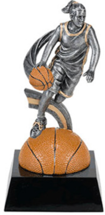 Motion Xtreme Basketball Female 7.5" Resin Trophy