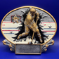 Hockey in Motion Oval Resin Trophy