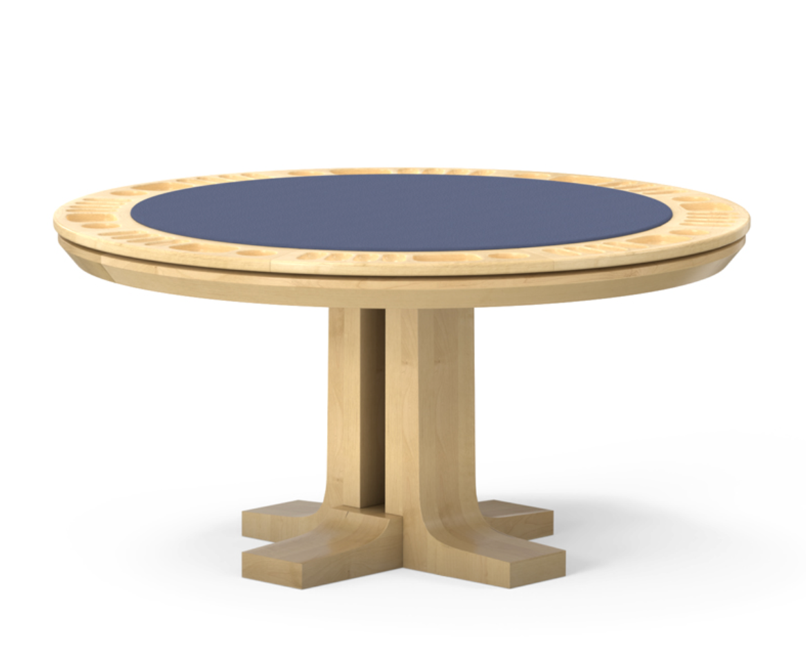 California House Atherton Round Reversible Top Game Table