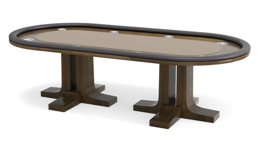 California House Atherton Fixed Top Oval Texas Hold'em Table
