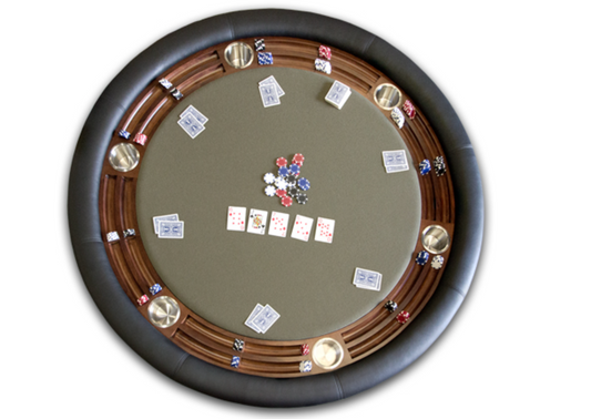 California House Atherton 60" Professional Texas Hold'em Table