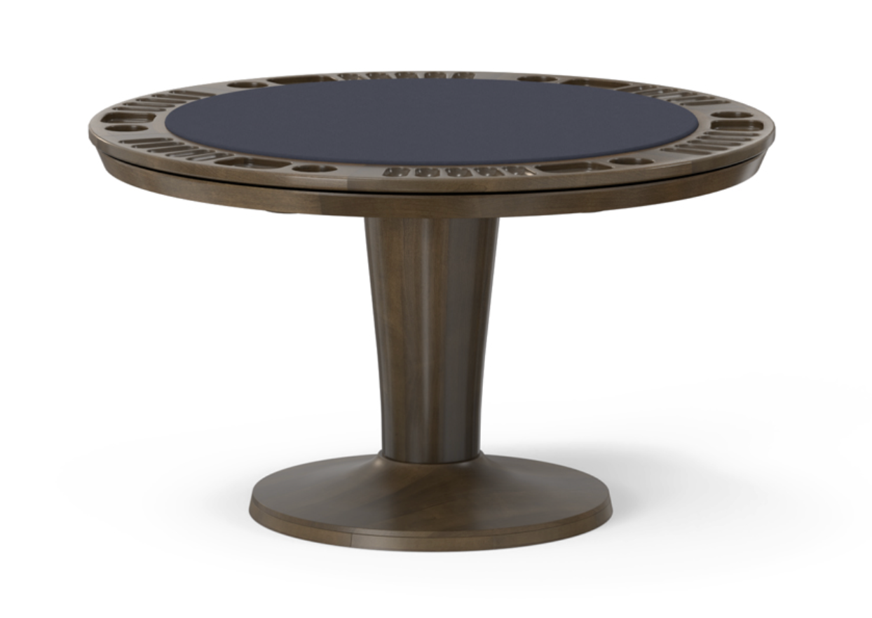 California House Davenport Reversible Top Round Game Table