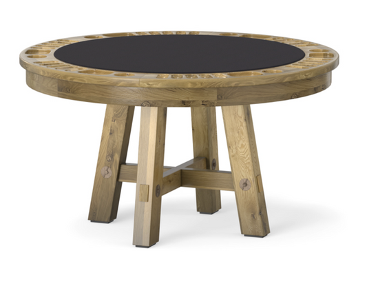 California House Loft Reversible Top Round Game Table