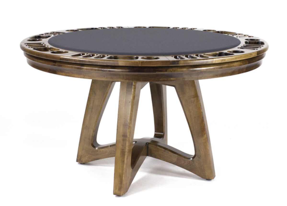 California House Palisades Reversible Top Round Game Table
