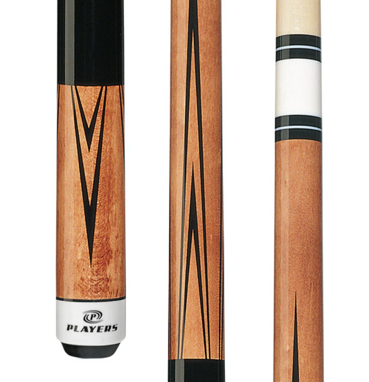 Players 4 Point Natural Wrapless Cue