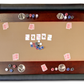 California House Rincon Fixed Top Oval Texas Hold'em Table