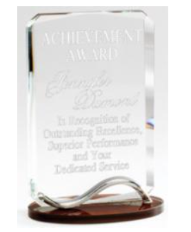 Optical Crystal Tablet Award - view 3
