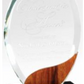 Optical Crystal Essex with Wood Scollop - view 2