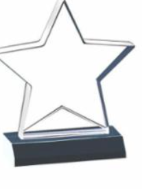 Star Acrylic Award - view 2