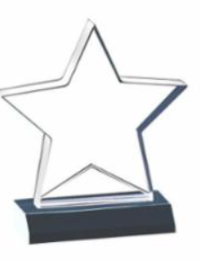 Star Acrylic Award - view 3