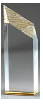 Tower with Gold Mirror Base - view 2