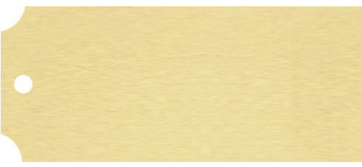 4.5x1" Brass Plate with Notched Corners