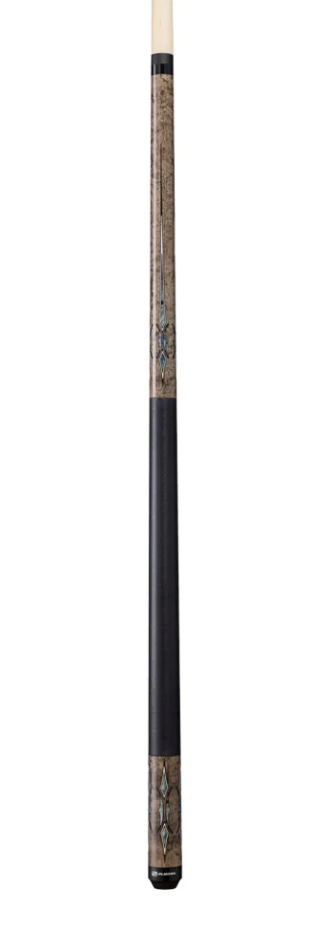 Players Light Grey Maple with Mother of Pearl Cue with Black Linen