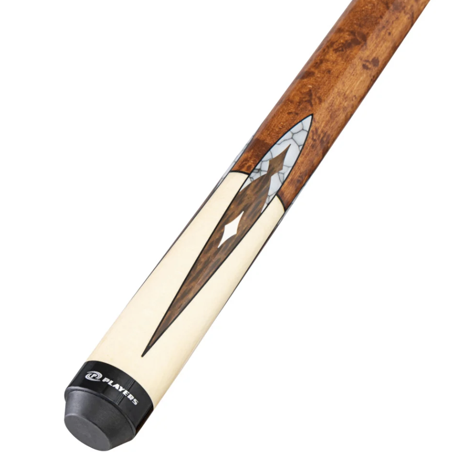 Players Birdseye & Maple with White Recon Wrapless Cue