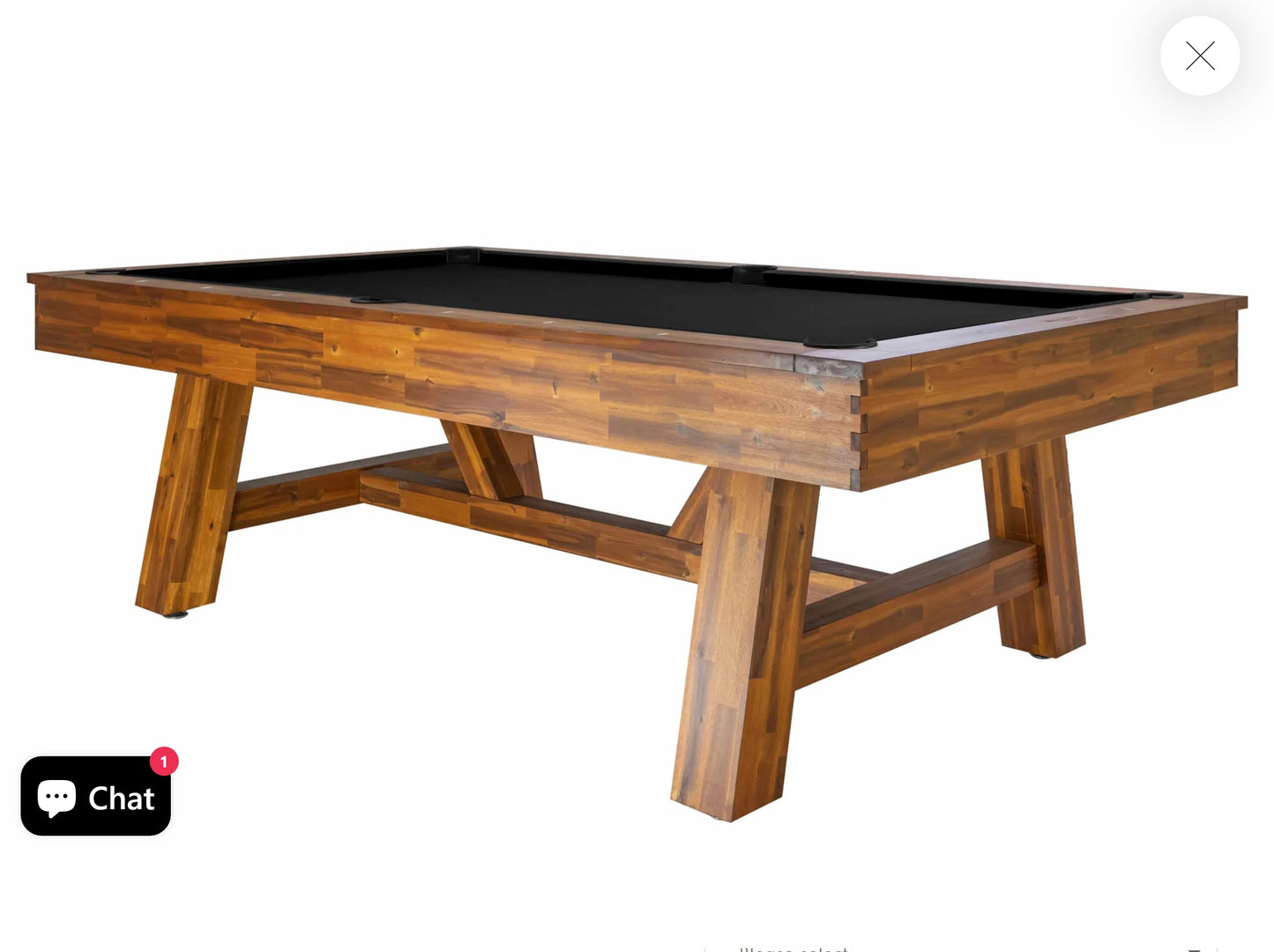 Legacy Emory 8' Pool Table - Rustic Series