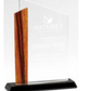 Optical Crystal Wedge with Wood Edge - view 2