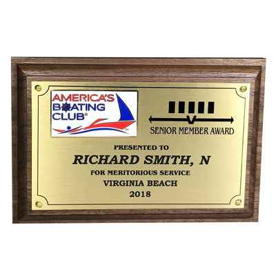 Senior Member Plaque