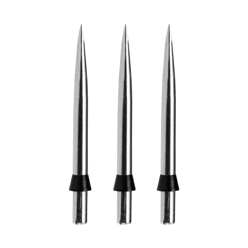 Silver Effect Black Trident Dart Points