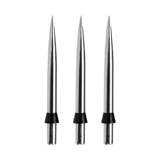 Silver Effect Black Trident Dart Points