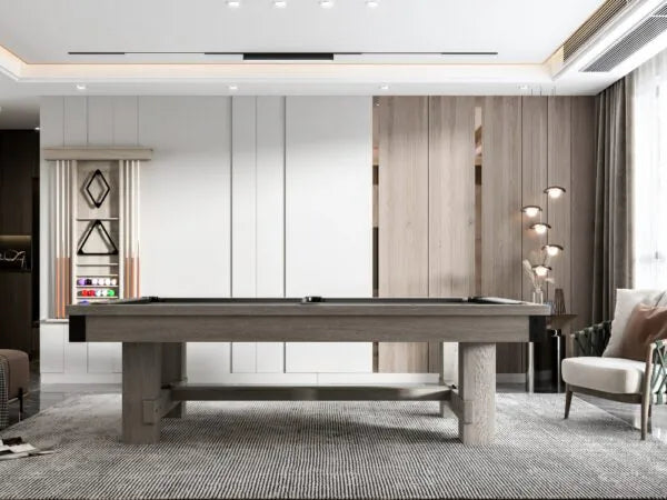 Presidential 8' Silverton Billiard Table Floor Model - Barndoor Gray Finish - view 3