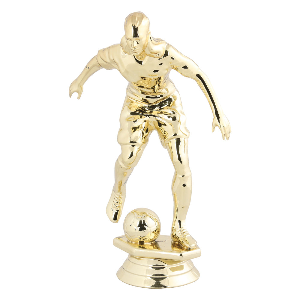 Soccer Figure, Female, Gold - 4 1/2"