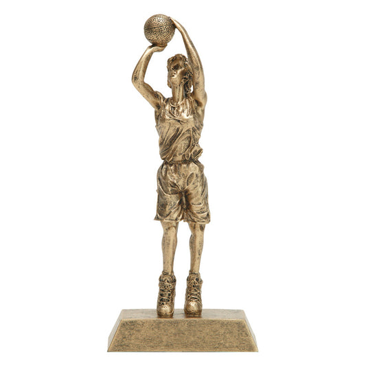 Female Basketball Player 10.5" Resin Trophy