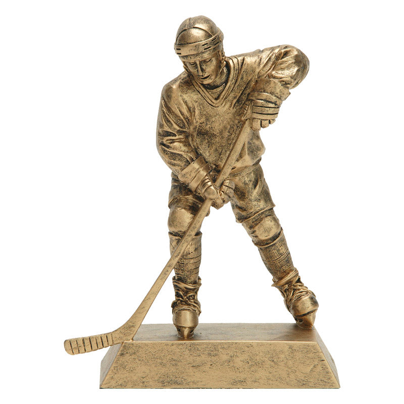 Gold Hockey 8" Resin Trophy