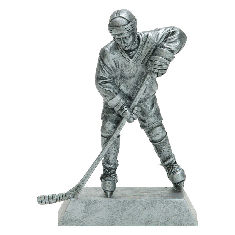 Silver Hockey Resin Trophy 8" - view 2