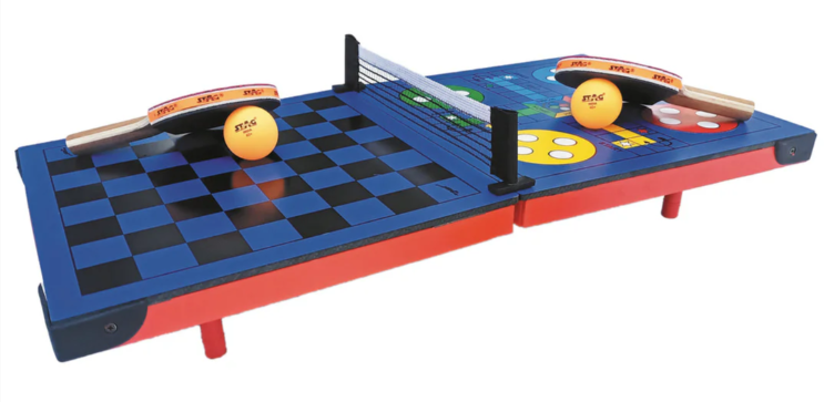 STAG 4-in-1 Super Mini Table Tennis Game Table