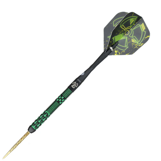 SHOT STOWE BUNTZ 2.0 TITANIUM BLACK STEEL TIP DARTS - 23GM