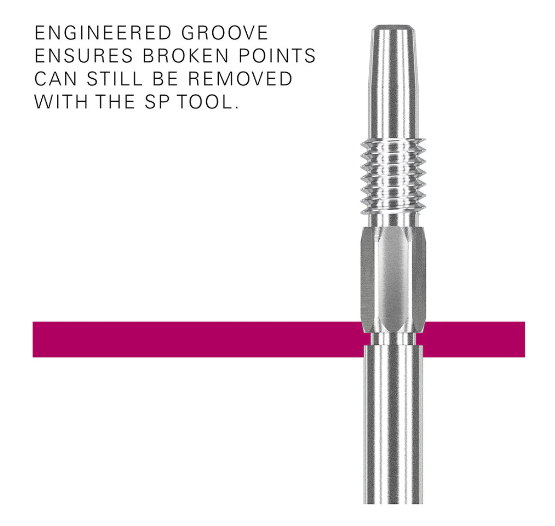 Swiss Diamond Pro Surge Grip Steel Points - Gold 30mm - view 2