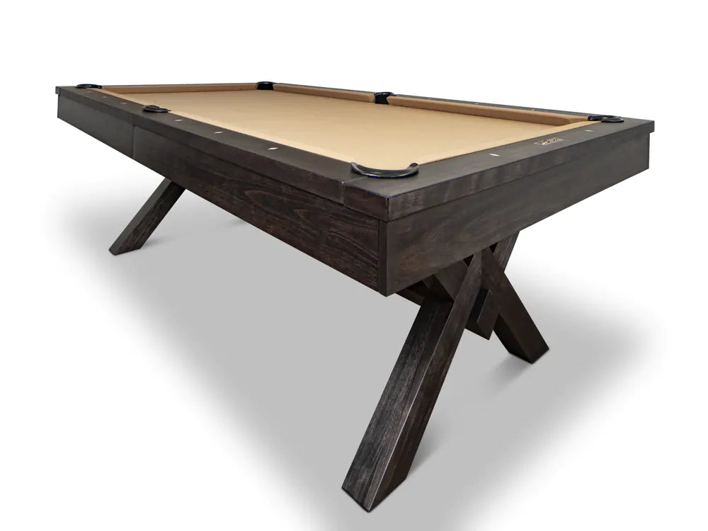 Presidential 8' Taft Billiard Table - Black Bronze Finish